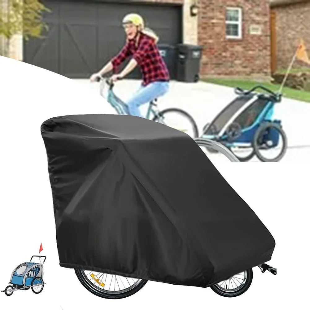 Outdoor Parts Bike Trailer Cover Tightened Waterproof 33 55 39in 84 140 99cm Polyester Fabric Practical Brand New AliExpress