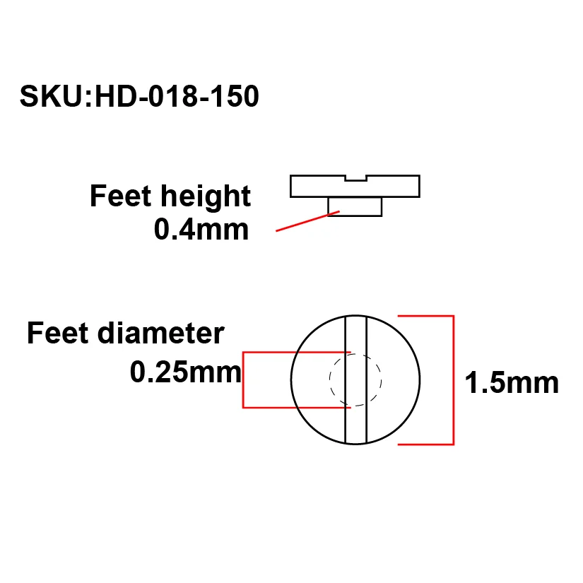 watch dial hour index hour indices glossy silver color round shape (no lume) diameter 1.5mm 2mm metal watch maker pin