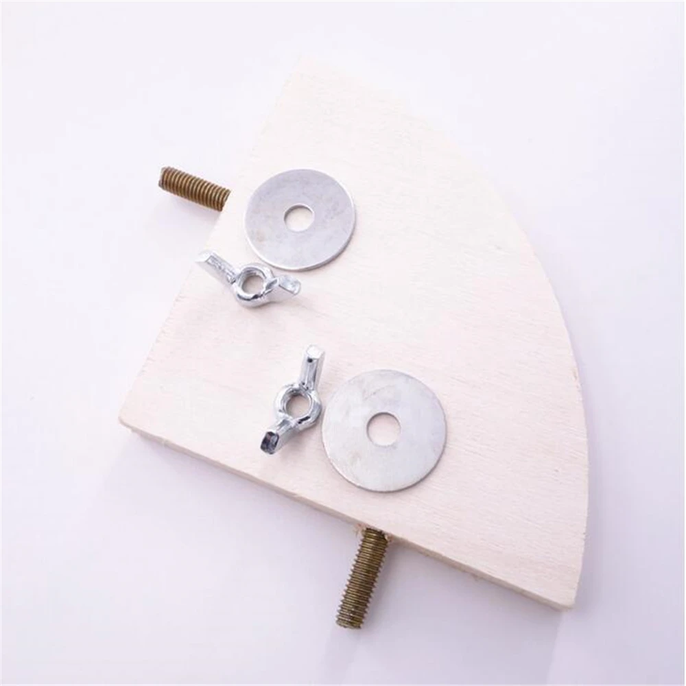 Bird Perch Stand Fan-shaped Wooden Rack for Bird Cage Small Animal