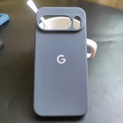 Ultra Thin Silicone Shockproof Case - Soft Rubber Skin Cover for Pixel 9 (Grey)