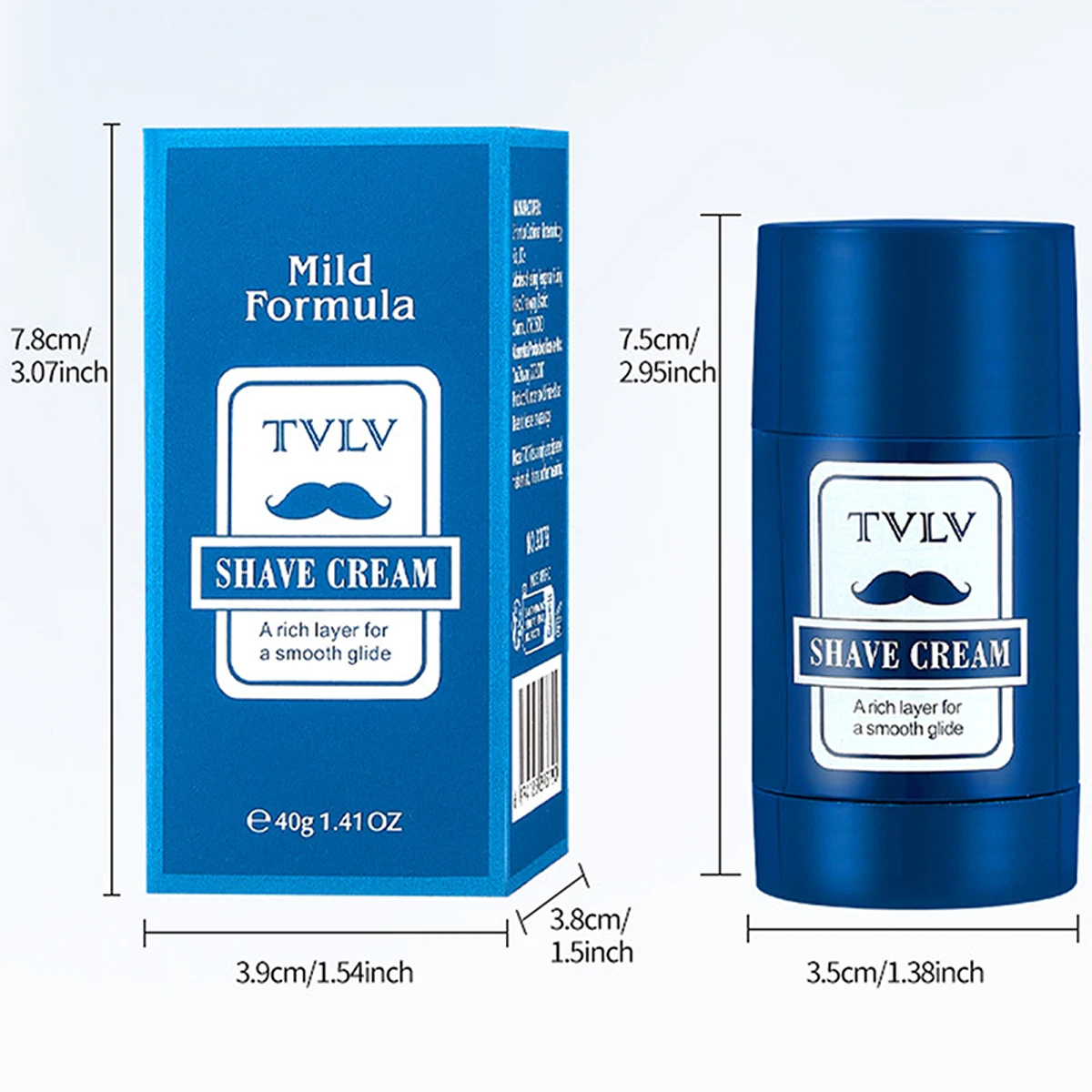 Delicata schiuma da barba da uomo, ricca e delicata, detergente da barba due in uno, crema da barba idratante 6