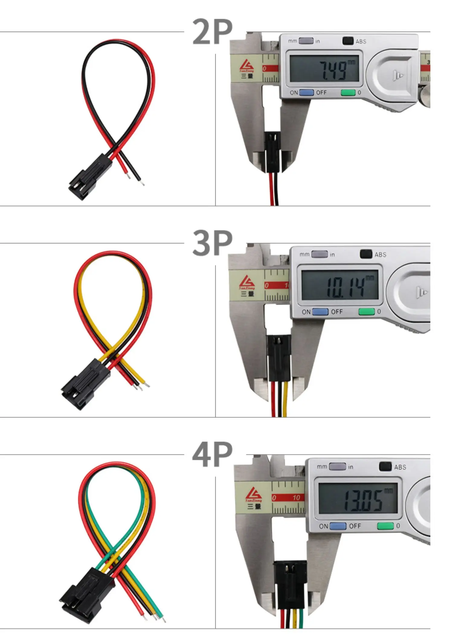 1Set SM2,54mm2P Schwarz Stecker Air Docking Stecker Terminal Draht Pin Anschluss Draht Männliche Und Weibliche Kabelbaum Docking 2P 4P 6P – Detail 8