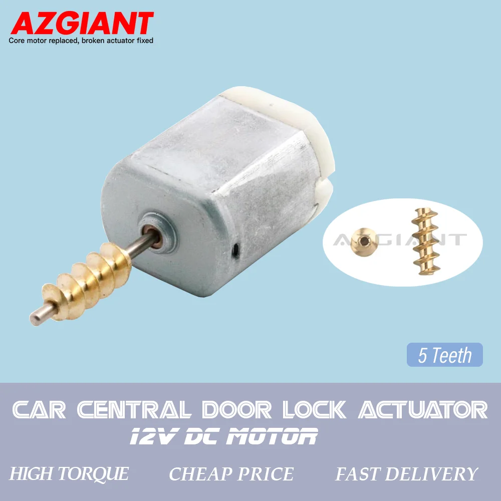 

AZGIANT 5 teeth For Dodge Caliber Grand Caravan Automotive Central Door Lock Actuator 12V DC Motor Repair Kit