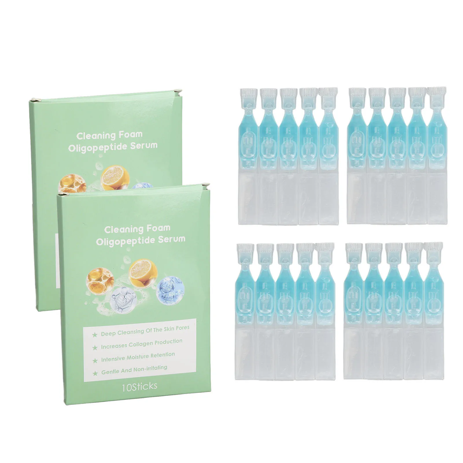 

Глютатион, пена для лица, улучшение коллагена, глютатион, очищающее средство для лица, пена, сыворотка 1,5 мл, увлажнение для удаления примесей