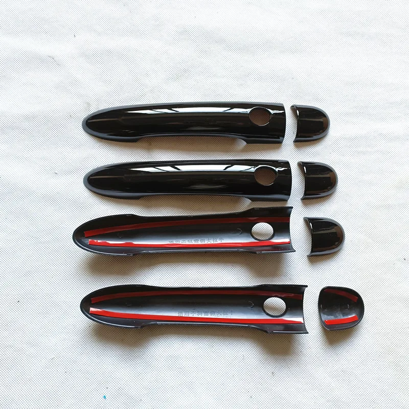 Door Handle Cover Trim Gloss Black Renault Megane MK2 ii 2 RS CC Accesorios Accessories 2003 2004 2005 2006 2007 2008