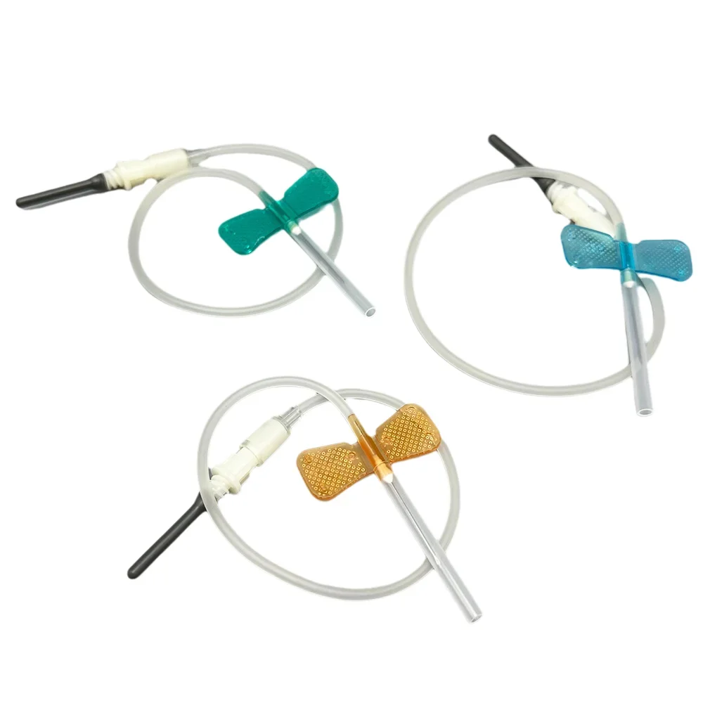 50pcs/lot Disposable Medical Scalp Venous Safety Needle Blood Collection needle pet medical Cat And Dog Pet