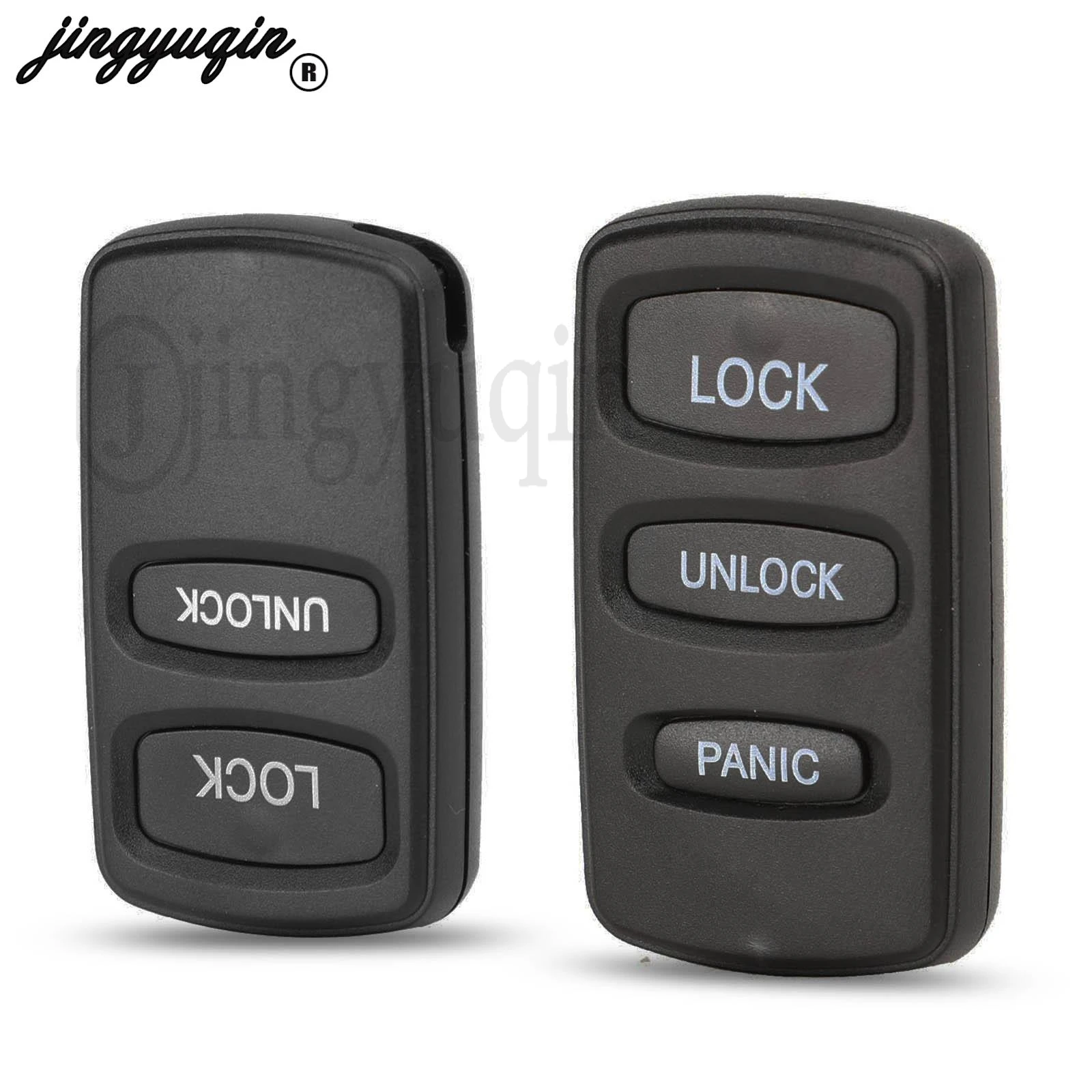 

jingyuqin 30pcs/lot Remote Control Key Shell Case For Mitsubishi Lancer Outlander Pajero V73 Galant Fob Key Cover 2/3 Button