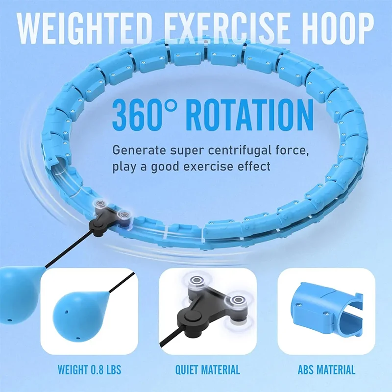 Weighted Hula Fitness Hoop for Adults Weight Loss fitness hoop