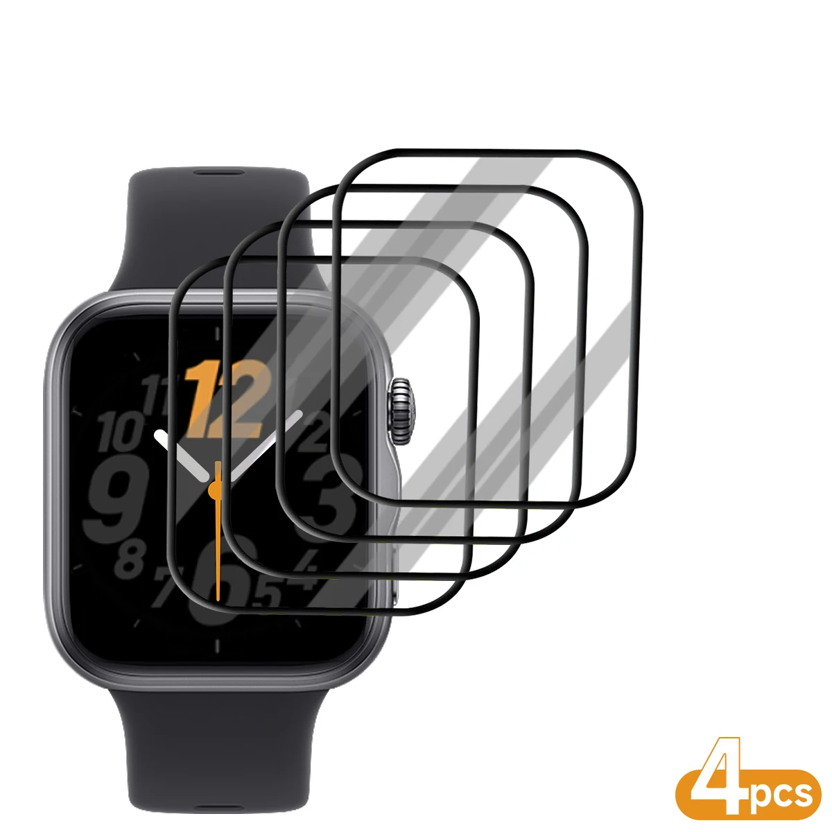 Ultra-HD 3D Curved Screen Protector for Smartwatches – Full Coverage Protective Film