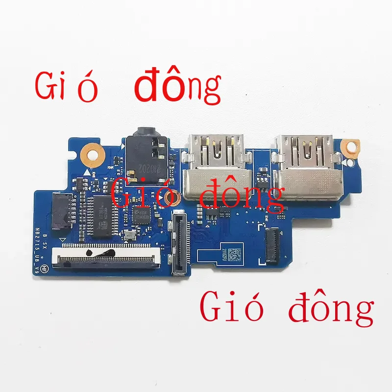 For HUAWEI MateBook D16 HVY-WAP9 2021 2022 Laptop USB Jack Headphone Audio interface Board NB2715_UB_V9 NB5533_UB_V3 view 2