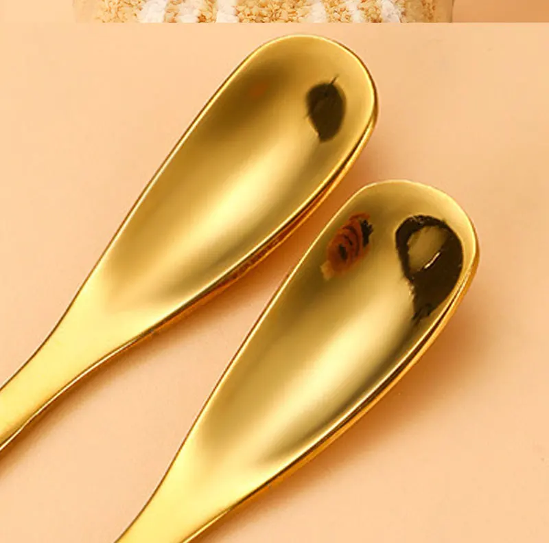 3PCS Edelstahl Rühren Löffel Saft Eis Scoop Kaffee Tee Löffel Bar Geschirr Küche Werkzeug Gewürz Mischen Dessert – Detail 9