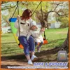 700lb Giant 60"  Platform Metal Tree Swing for Kids and Adults Wear- Resistant with 2 Hanging Straps 2