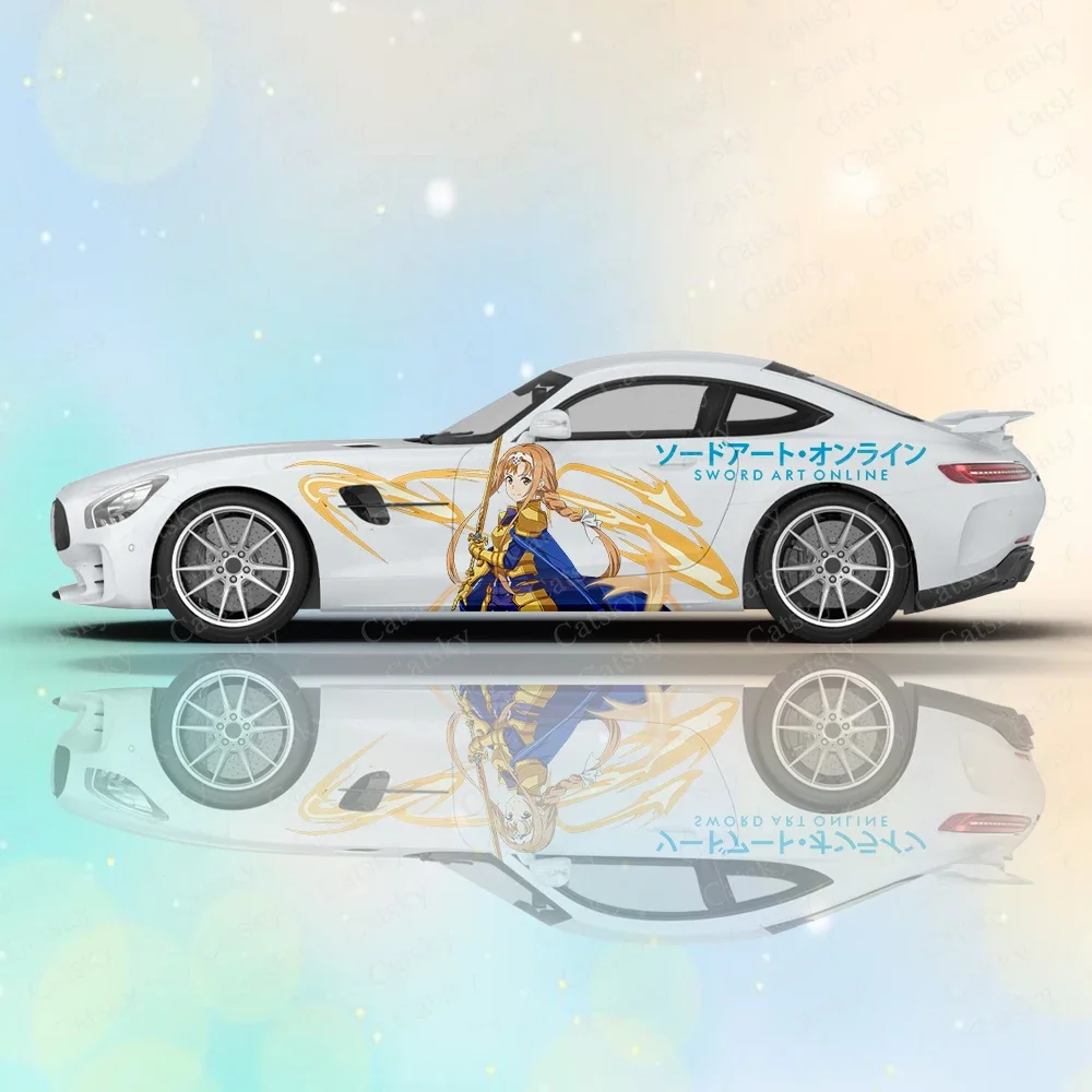 

Alice Zuberg Anime Sword Art Online Car Body Stickers Anime Itasha Car Side Decal Sticker Car Body Sticker Car Decor Stickers