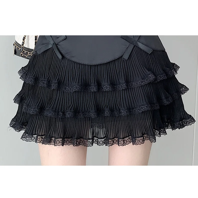 IVE レイ着用 Kashiko 25ss Fairy Ribbon Bubble Skirt KASHIKO] Fairy Ribbon Bubble Skirt Checked – SellerWork