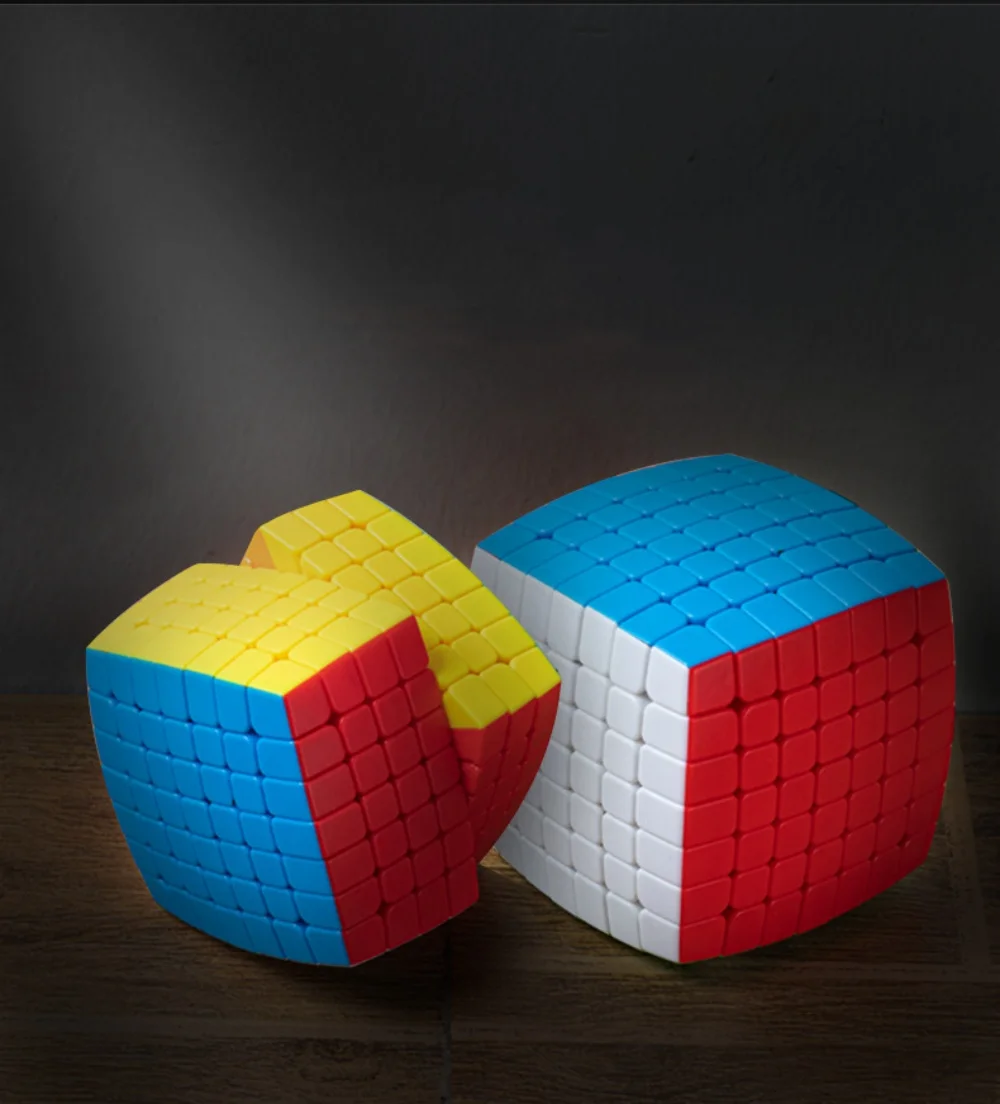 ShengShou Mr.M 6x6x6/7x7x7 Magnetic Magic Cube Pillowed 7x7 Speed Cube SengSo Mr M Magnetic Cubo Magico Puzzle Toys Gift 3