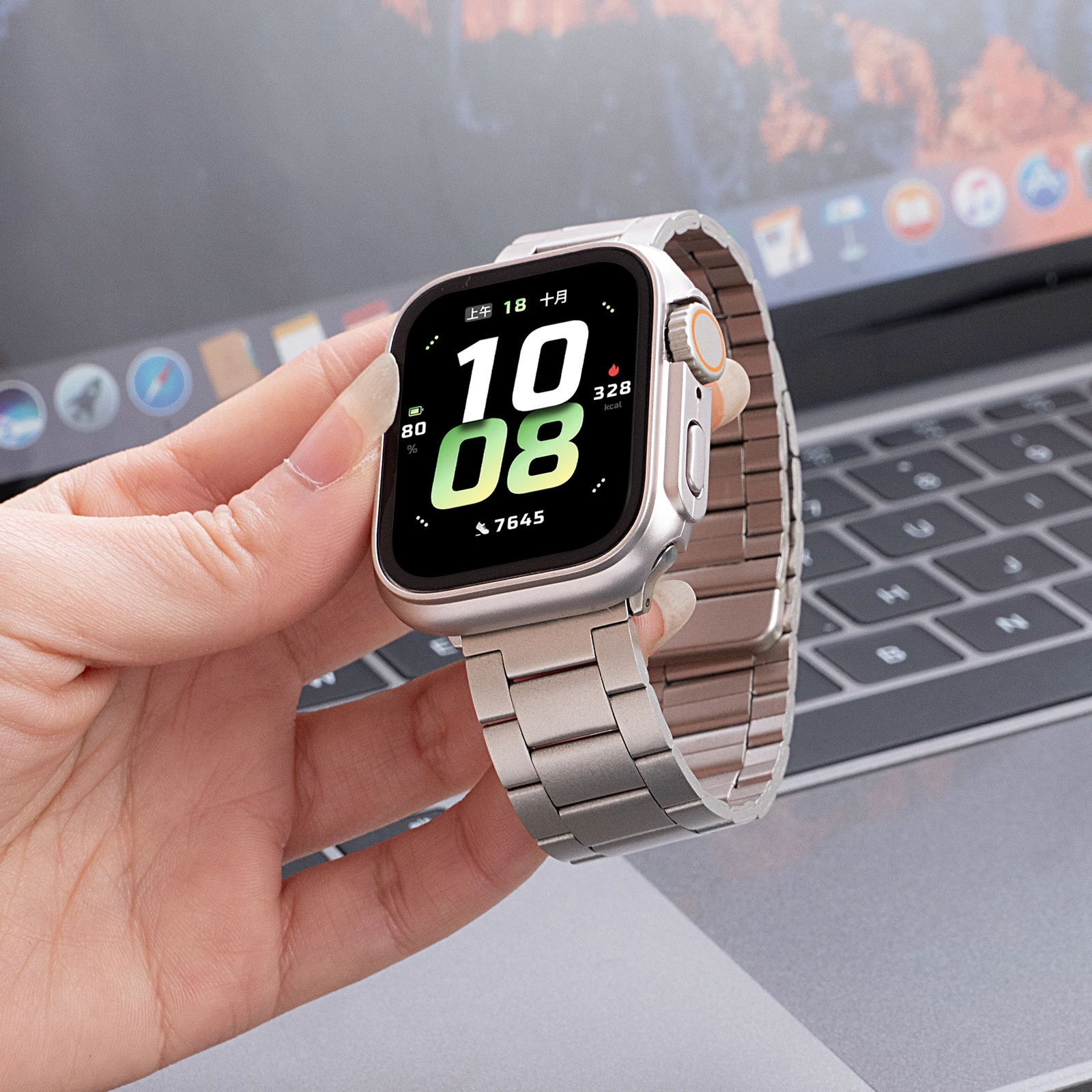 Premium Stainless Steel Magnetic Strap