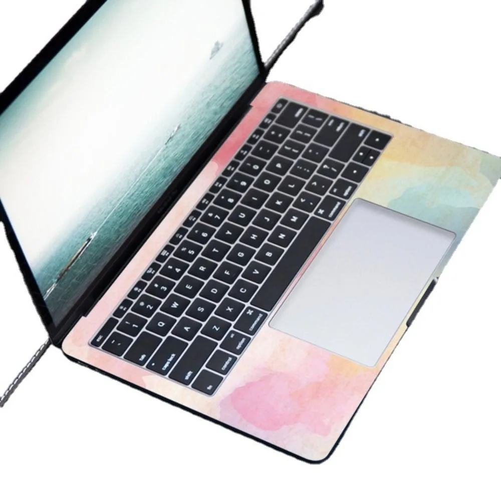 Laptop Sticker Vinyl Film Sticker DIY Laptop Stickers Skins A+C Side Waterproof Ultrabook Decorate Decal Vent Holes for Macbook /HP / Dell / Lenovo Acer ASUS