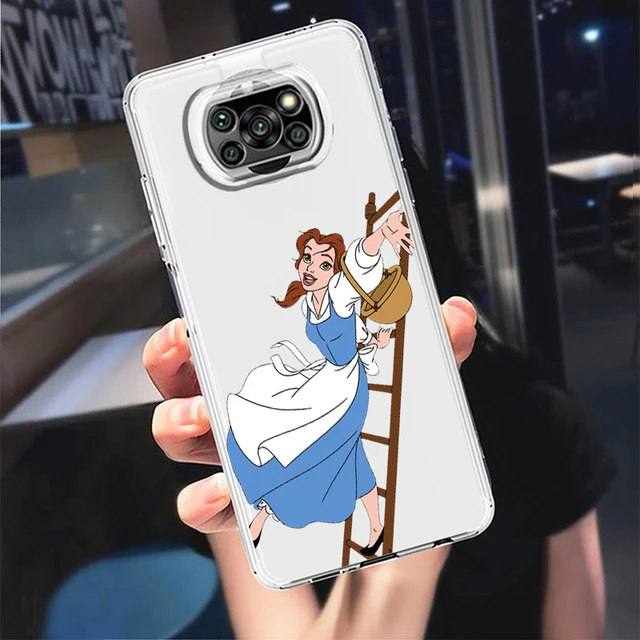 Funda para Xiaomi Poco C65 Oficial de Disney Olaf Transparente