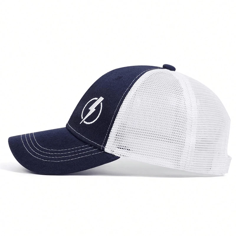 Unisex Blitz Stickerei Baseball Net Caps Frühling und Sommer Outdoor Einstellbare Casual Hüte Sonnenschutz Hut Sport Kappe – Detail 4
