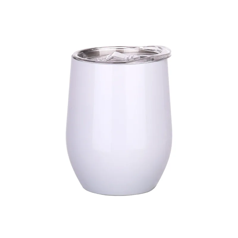 Colorful Egg Shaped Double Wall Stainless Steel Mug 18