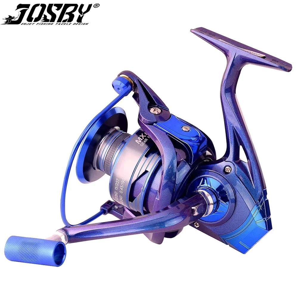 

Рыболовная спиннинговая катушка JOSBY, металлическая Катушка 5,2: 1/4.7:1, Рыболовная катушка для ловли карпа 2000-7000, металлическая линия, чаша, снасти для морской и пресной воды