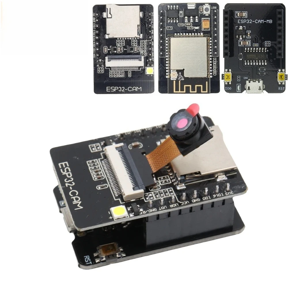 ESP32 CAM 카메라 모듈 키트 2.4GHz, OV3660 모듈 포함, WIFI+블루투스 모듈, 아두이노 IDE 호환