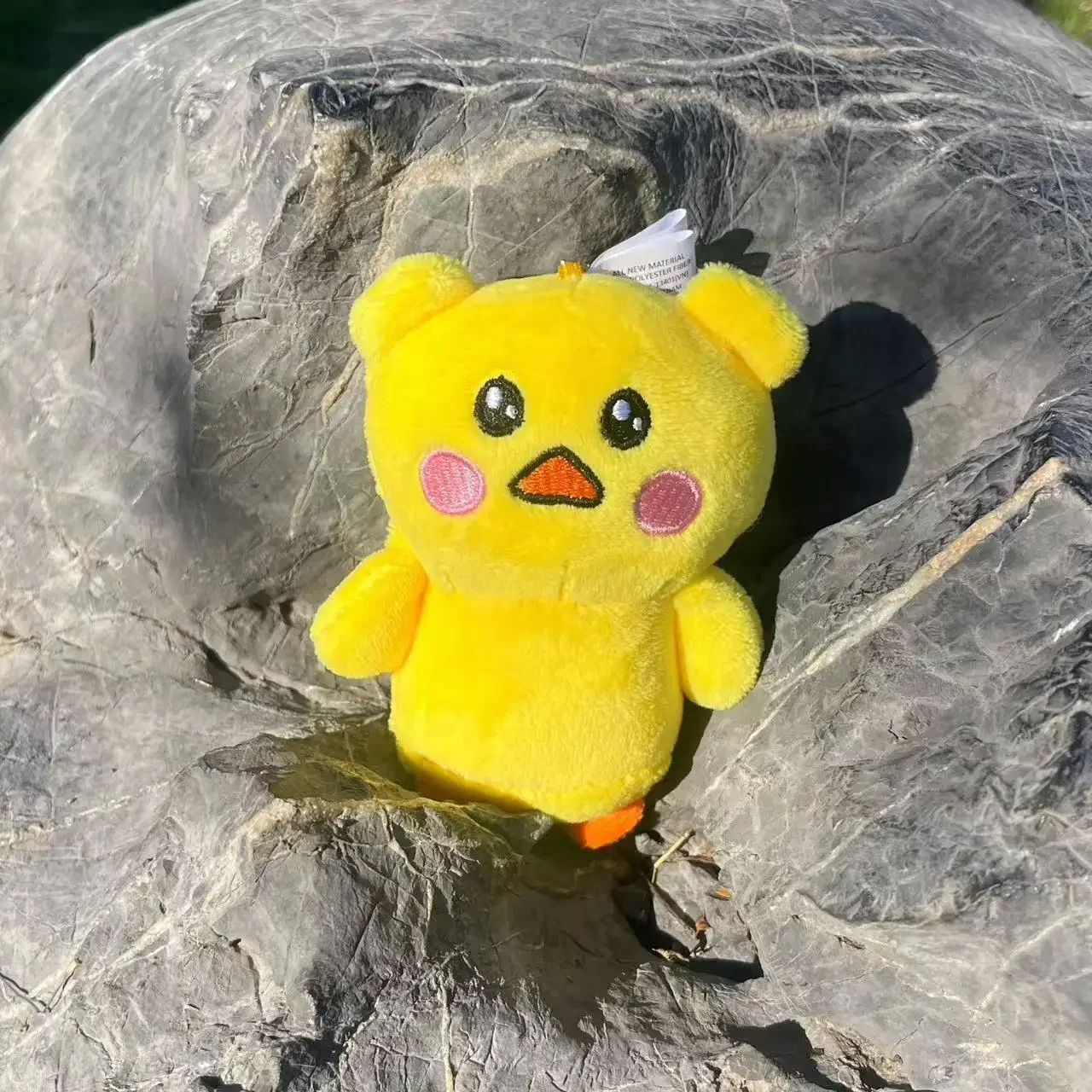 10cm Kpop Yunjin Plushie EUNCHAE Keychain New Album Cute Animals Plushie Keychain KIM CHAEWON HUH HONG KAZUHA Fans Gift 6