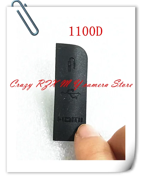 COPY For Canon 1100D 1200D 1300D EOS REBEL T3 T5 T6 KISS X50 X70 X80 HDMI-compatible MIC Cap Interface Cover USB Rubber Lid Door camera repair parts camera shutter cable cover