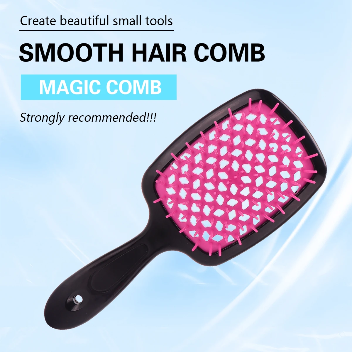 Air Cushion Comb Tangled Hair Comb Hair Brush Massage Anti-static Hollow Out Wet Curly Hair Brushes Barber Styling Tool 2