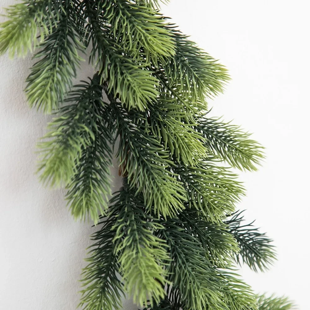 Ghirlanda Di Natale In Pino Artificiale 15,5 M - Verde Chiaro Per Decorazioni Interne/Esterno