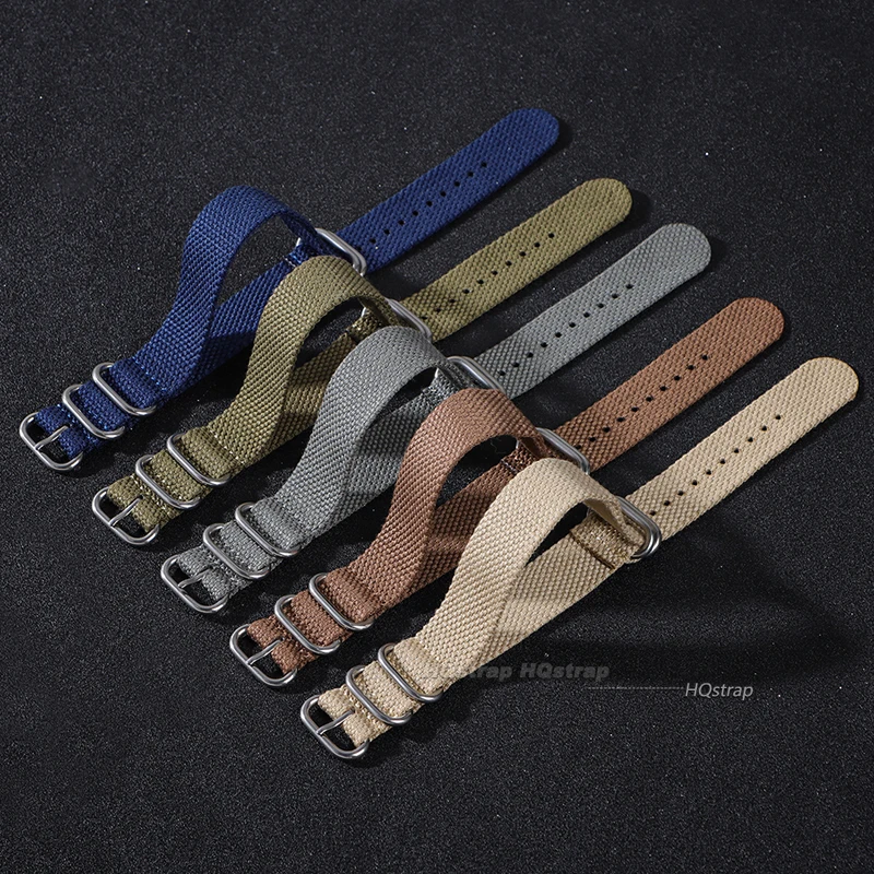 Nylonarmband für Militärstoff-Ersatzarmband, 20 mm, 22 mm, hochwertiges Nylon-Uhrenarmband-Zubehör für Damen und Herren – Detail 4