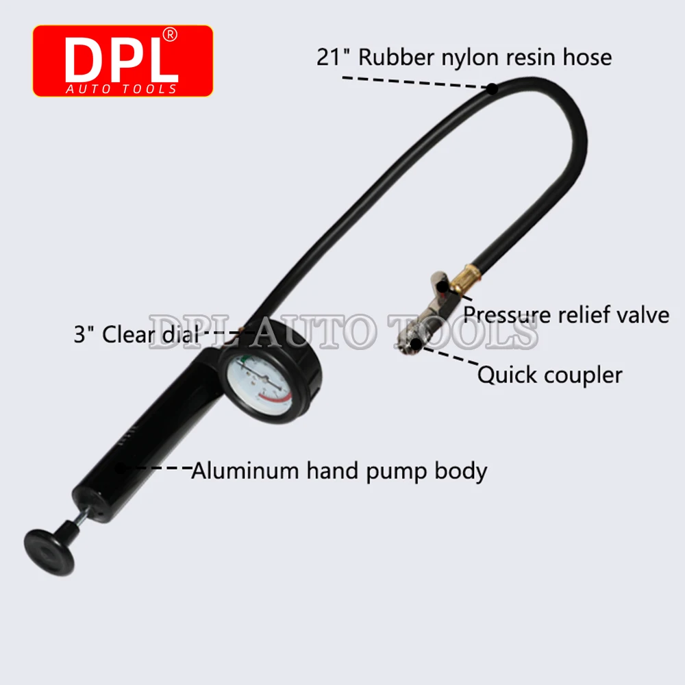 Radiator Pressure Tester Tool Kit 18 Pcs Cooling System Testing Tool Vacuum Vehicle Universal For Audi BMW Ford Volvo radiator pressure tester kit