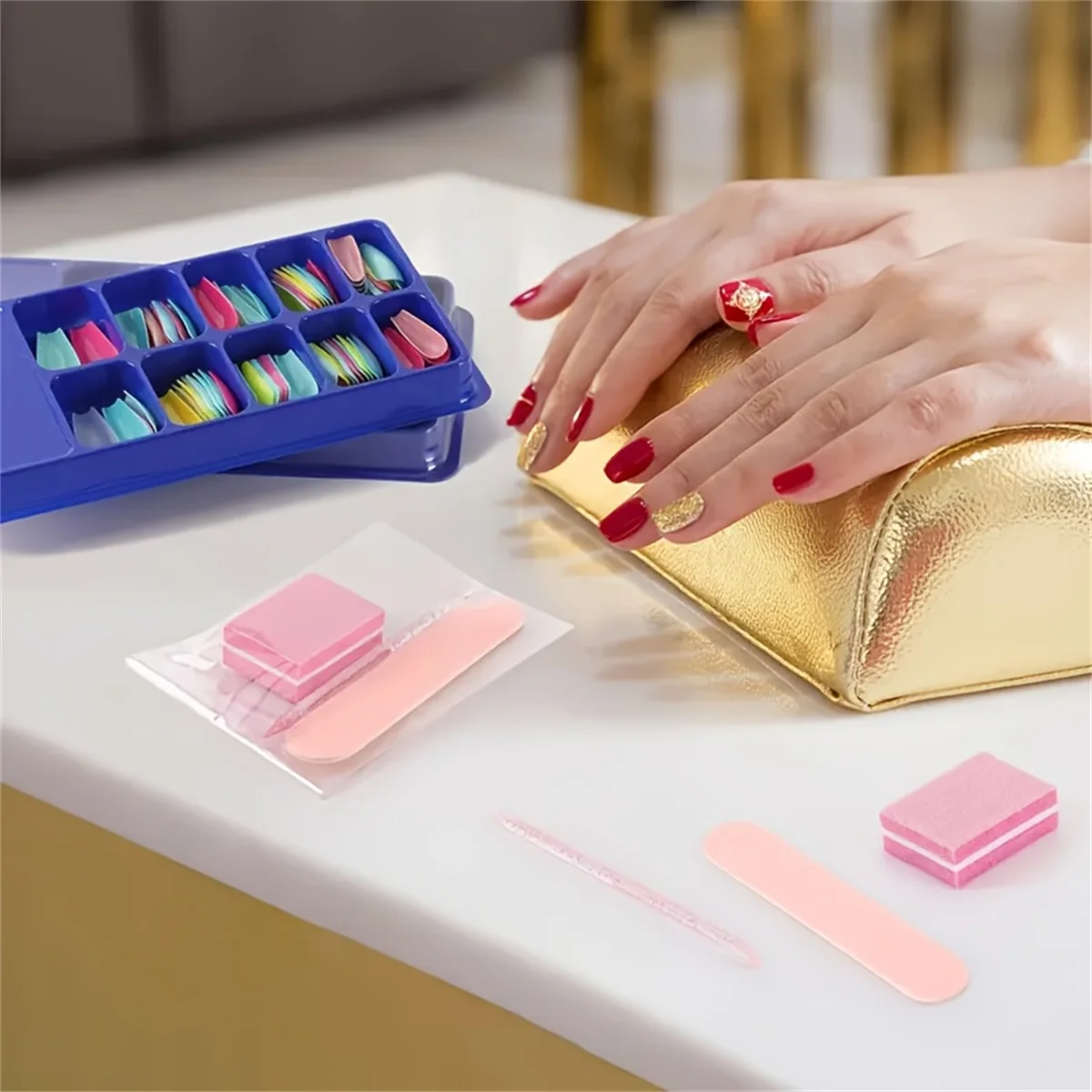 30-Piece Nail Care Kit: Essential Files, Buffers & Sticks for Manicures & Jewelry Polishing