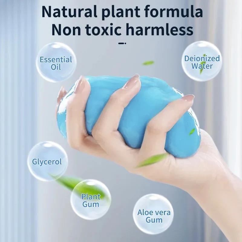 Car Cleaning Soft Adhesive Car Interior Dust Removal Supplies Dust Removal Gel cleaning gel car cleaning tool car detailing cleaner car cleaning gel