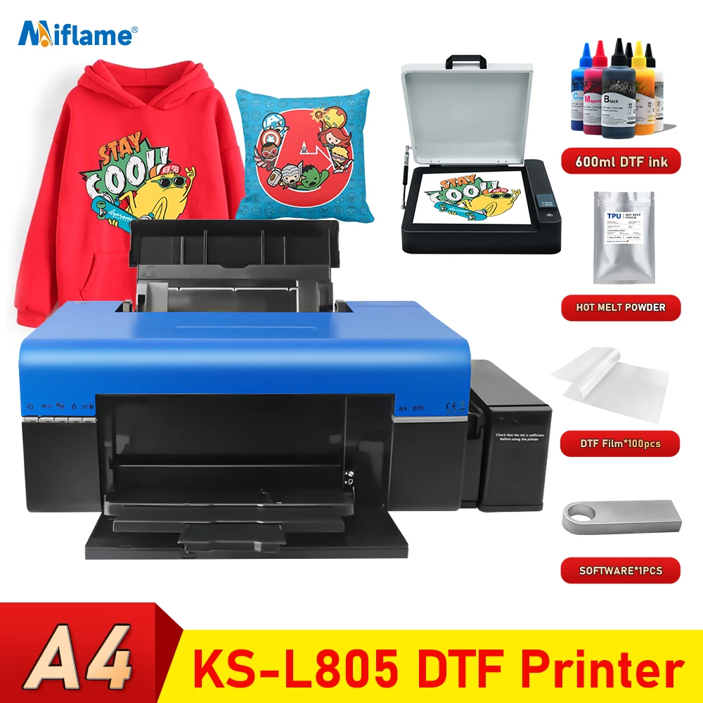 

A4 DTF Printer t shirt Printing Machine For Epson L805 DTF Printer impresora dtf Direct to Film Transfer Printer For all Fabric