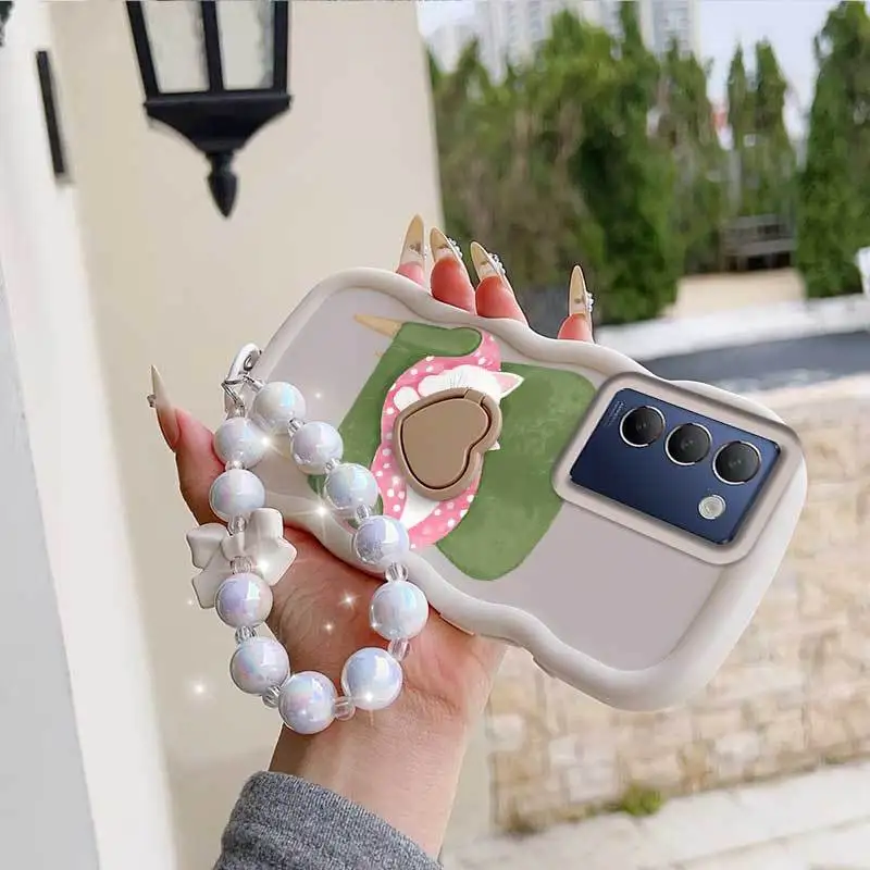 3-Piece Lazy Cat Phone Case Set with Lanyard and Stand