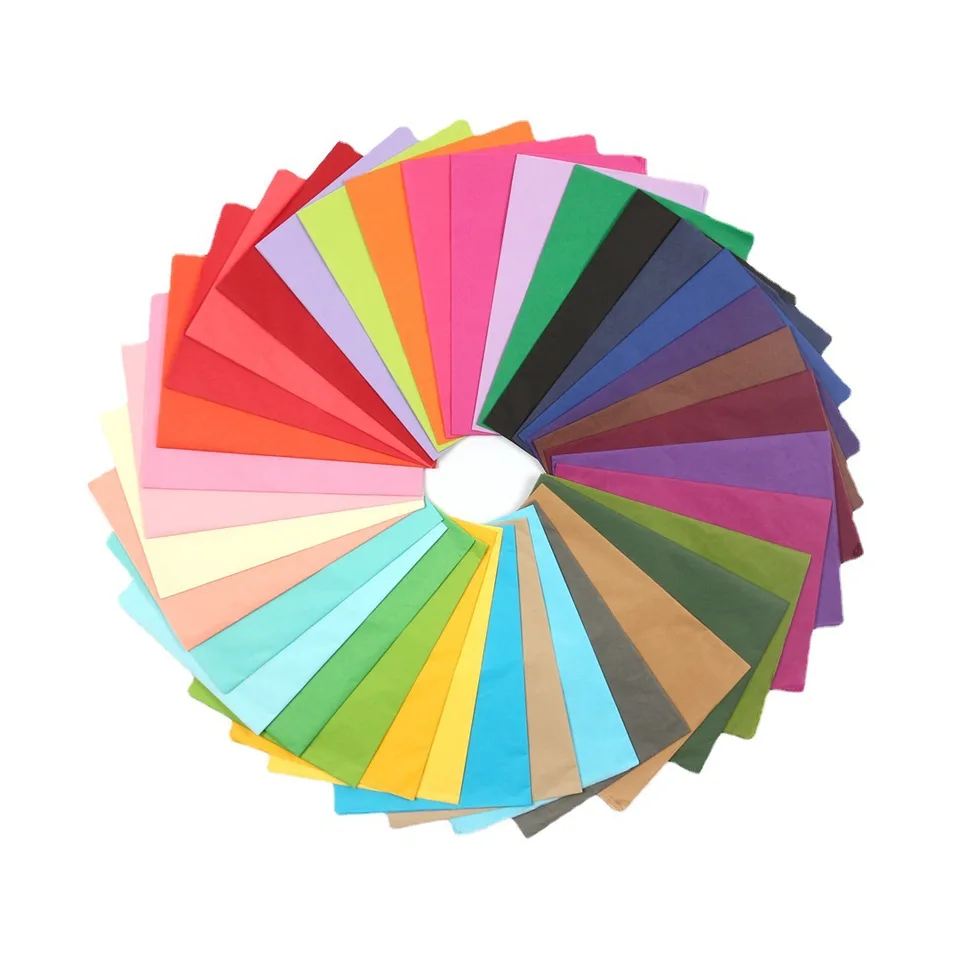 240 Fogli Carta Velina Colorata Per Regali E Artigianato, 24 Colori Assortiti, Formato A4 (29,2x20,3 Cm), Acida Free, Per Decorazioni E Fiori Fai-da-te