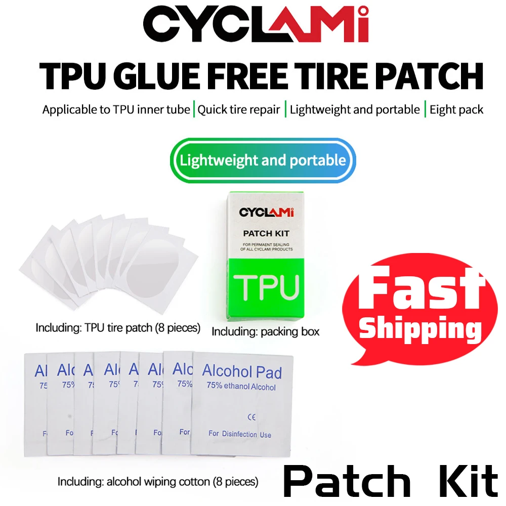 CYCLAMIPatchKitRidenowforTubesRoadBicycleGravelCyclingInner