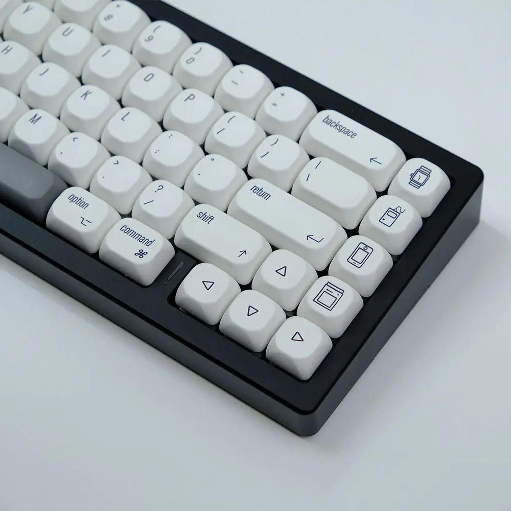 Фото Колпачки для клавиш KOA PBT с 138 клавишами для Apple, ISO, MAC, стиль японский, корейский, русский, краситель Sub, колпачки для механической клавиатуры Cherry Mx Switch №2