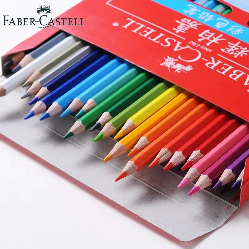 Faber-Castell Juego de arte de lápices de colores, 6 lápices de colorear y  5 herramientas de dibujo, juego de arte para adultos