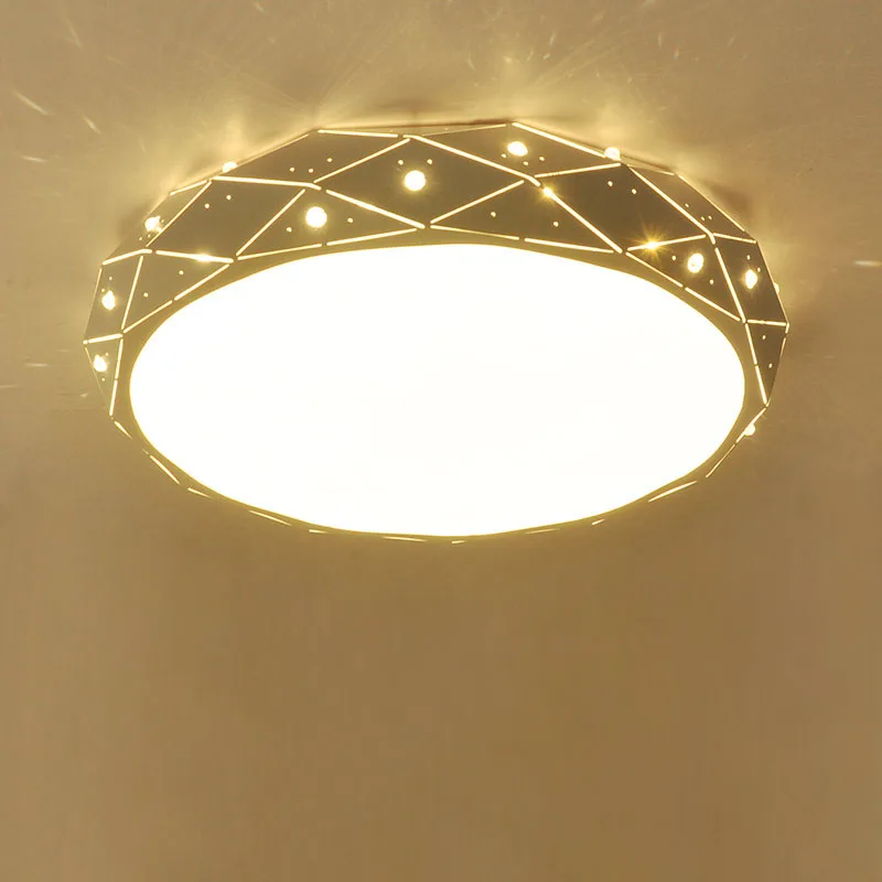 

Acrylic Modern Art Deco Ceiling Lamp Golden Round Led Ceiling Lamp For Bedroom Study Living Room Dining Room Lamp Round Lamp E27