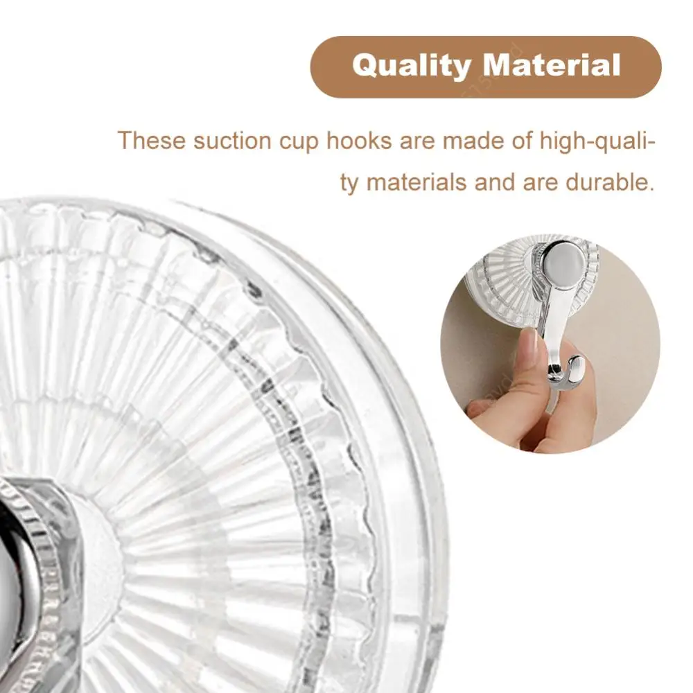Suction Cup Hook Kitchen Wall Hook Utility Towel Bath Ceiling Plastic Nail Free Hanger for Wreaths Shower Window Towel