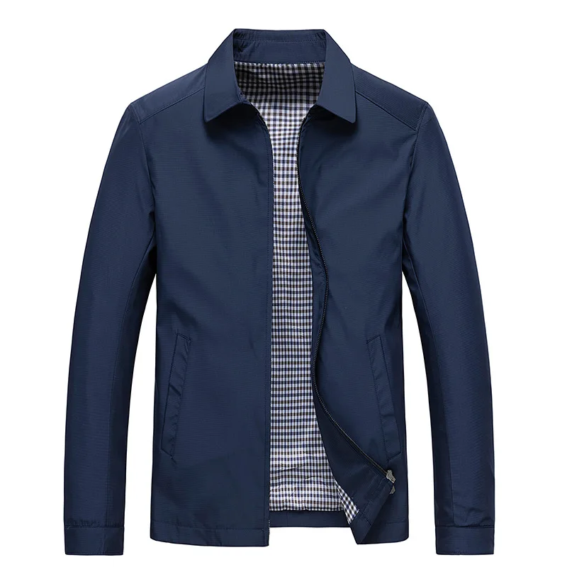 

2023 Men Jacket Outwear Fashion Slim Windproof Jacket Hot Mens Brand Clothing New Spring Autumn Jacket Lapel Business Casual Men