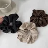 Elegant Silk Elastics Hair Band Solid Color Scrunchies for Women Girl Ponytail Holder Hair Rope Korean Hairband Hair Accessoires