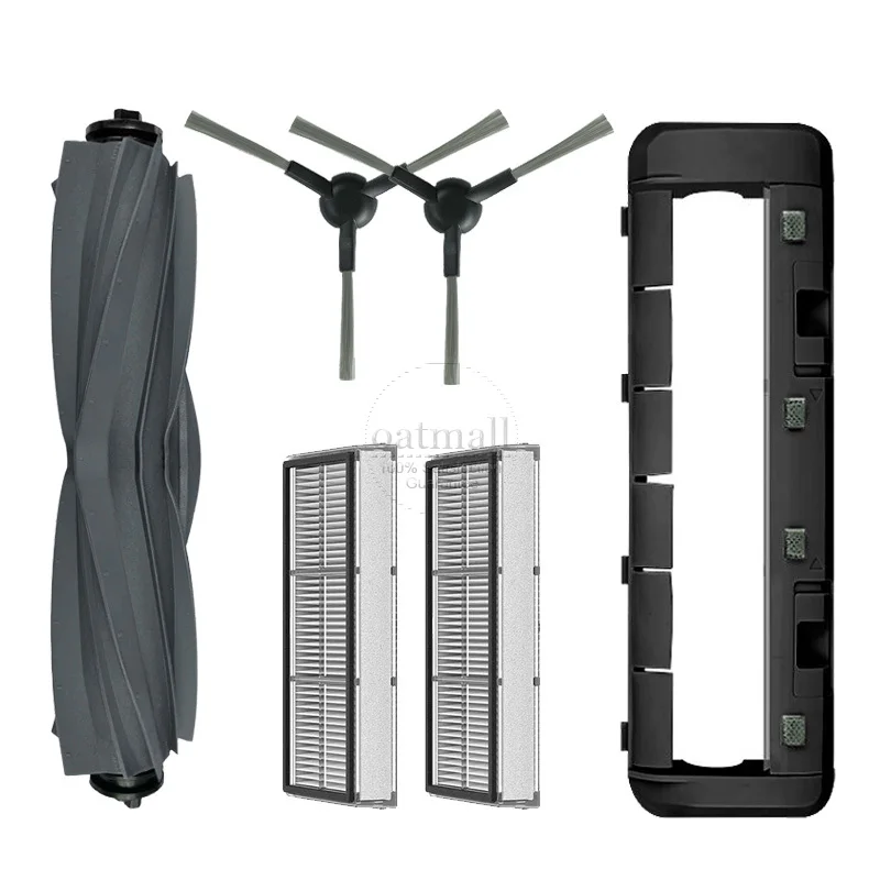 Kit di accessori per Dreame L10s Pro Ultra Heat/L10s Ultra Gen 2, parti per Dreame X30 Ultra/Mova E30 Ultra, 1 spazzola principale, 6 sacchetti per la polvere, 6 panni per mocio, 2 filtri, 4 spazzole