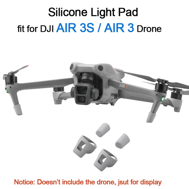 DJI AIR 3S/AIR 3 드론 랜딩 피트 마모 방지 보호 패드 커버 보호 스크래치 방지 라이트 매트 액세서리