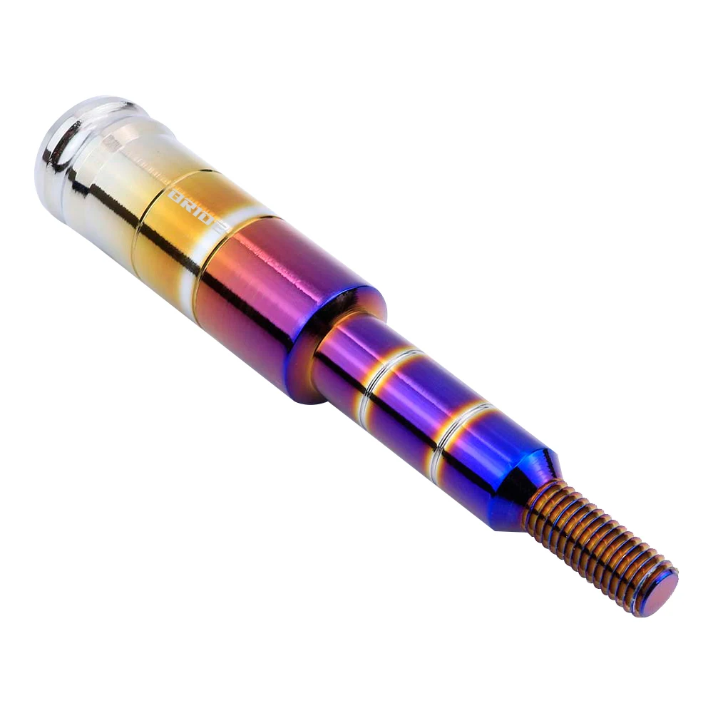 범용 높이 조절 가능 번트 블루 기어 시프트 노브 익스텐더, BRIDE 시프터 레버, M10X1.5 익스텐션 알루미늄 JDM 수정