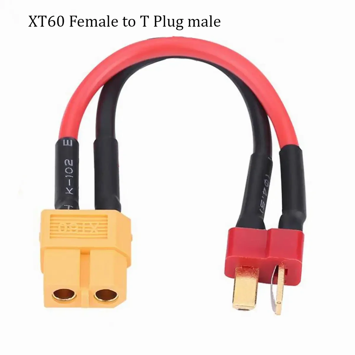 Adaptateur XT60 vers T Plug pour Batterie RC - Lot 1 ou 5