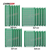 20 Pcs Double Sided PCB Board ( 2X8 3X7 4X6 5X7 ) Tinned FR4 Prototype Kit Printed Universal Circuit Perfboard for DIY Soldering - Image 5