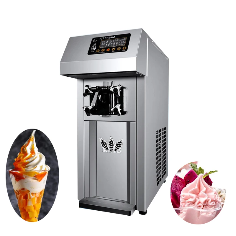 

PBOBP Ice Cream Machine Dessert Ice Cream Maker Frozen Fruit Slush Machine Children Dessert Production Maker Home Kitchen